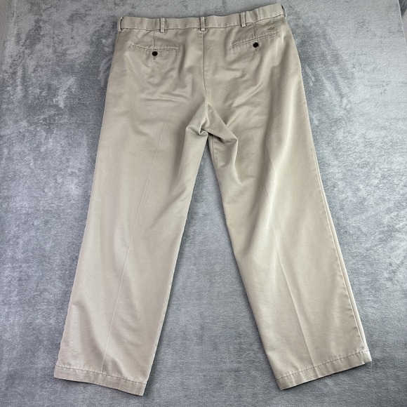 Dockers D3 Men's Size 40 X 32 Classic Fit Pants Tan Flat Front Workwear Grunge - Picture 3 of 14
